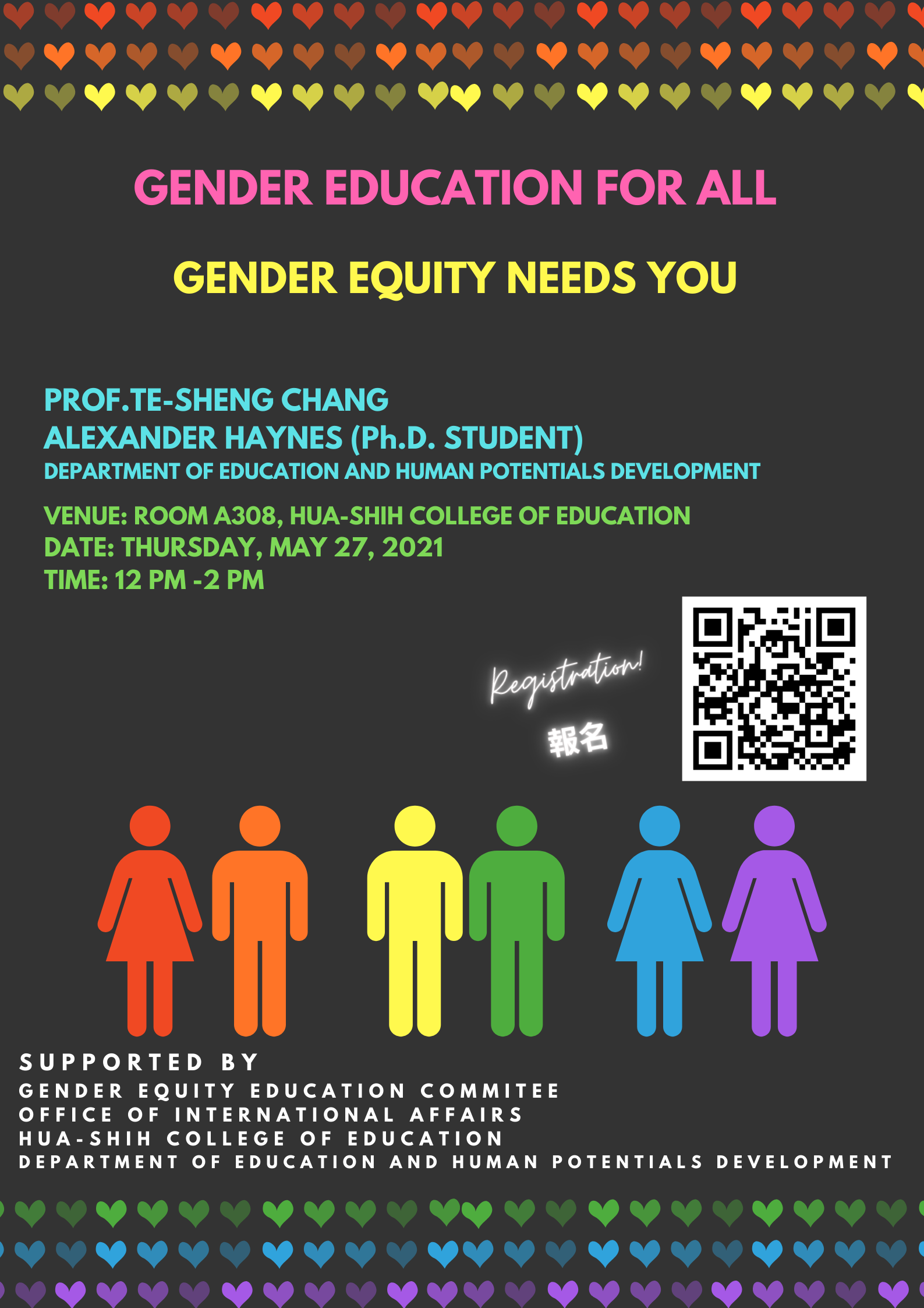 The Gender Education for All: Gender Equity Needs You