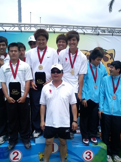 NDHU Archery Team at the 2011 National Intercollegiate Athletic Games.